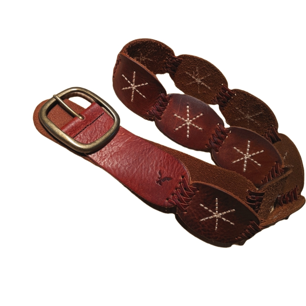 American Eagle outfitters brown leather belt. Sz LG